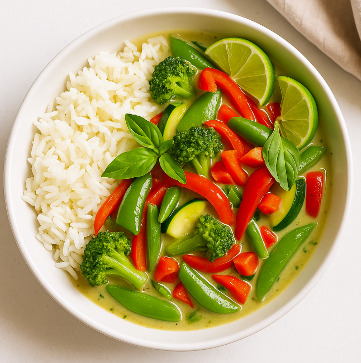 Thai Green Curry with Rice